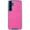 Pink Carbon Fiber Specialty Texture Material Galaxy S25 Clear Case