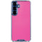 Pink Carbon Fiber Specialty Texture Material Galaxy S25 FE Clear Case