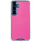 Pink Carbon Fiber Specialty Texture Material Galaxy S25 Plus Clear Case