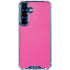 Pink Carbon Fiber Specialty Texture Material Galaxy S25 Plus Clear Case