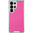 Pink Carbon Fiber Specialty Texture Material Galaxy S25 Ultra Clear Case