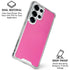 Pink Carbon Fiber Specialty Texture Material Galaxy S26 Ultra Clear Case