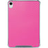 Pink Carbon Fiber Specialty Texture Material iPad 11th Gen (2025) Clear Case
