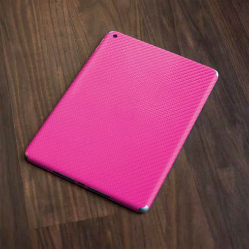 Pink Carbon Fiber Specialty Texture Material Apple iPad Skin