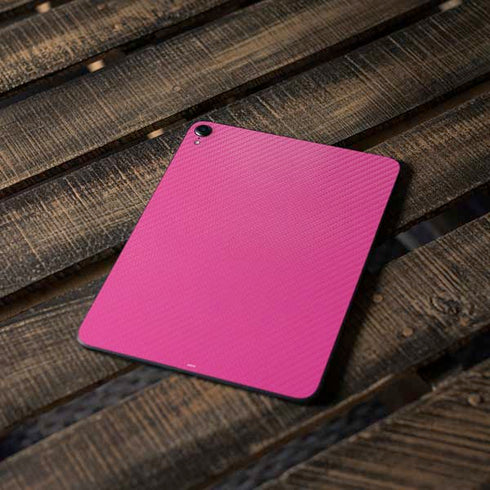 Pink Carbon Fiber Specialty Texture Material Apple iPad Pro Skin