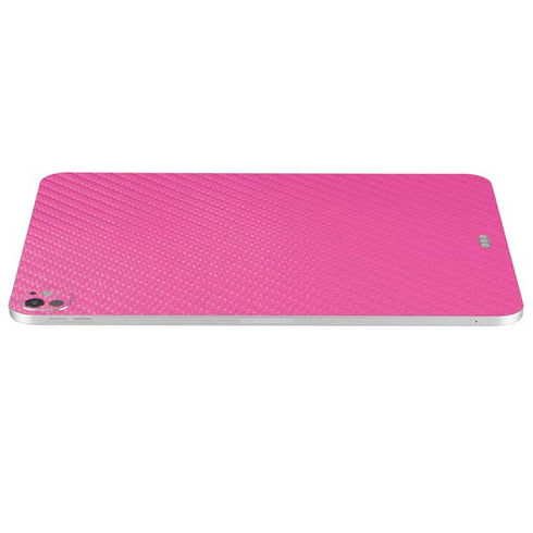 Pink Carbon Fiber Specialty Texture Material iPad Pro 13in M4 (2024) Skin