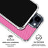 Pink Carbon Fiber Specialty Material iPhone 15 Clear Case
