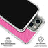 Pink Carbon Fiber Specialty Texture Material iPhone 16 Pro Max Clear Case