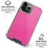 Pink Carbon Fiber Specialty Texture Material iPhone 16 Pro Max Clear Case
