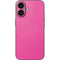 Pink Carbon Fiber Specialty Texture Material iPhone 16 Skin