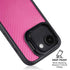 Pink Carbon Fiber Specialty Texture Material iPhone 16e Kickstand Case