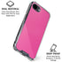 Pink Carbon Fiber Specialty Texture Material iPhone 16e Clear Case