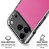 Pink Carbon Fiber Specialty Texture Material iPhone 17 Pro Clear Case
