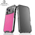 Pink Carbon Fiber Specialty Texture Material iPhone 17 Pro Max Clear Case