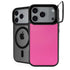 Pink Carbon Fiber Specialty Texture Material iPhone 17 Pro Max Kickstand Case