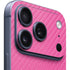 Pink Carbon Fiber Specialty Texture Material iPhone 17 Pro Skin