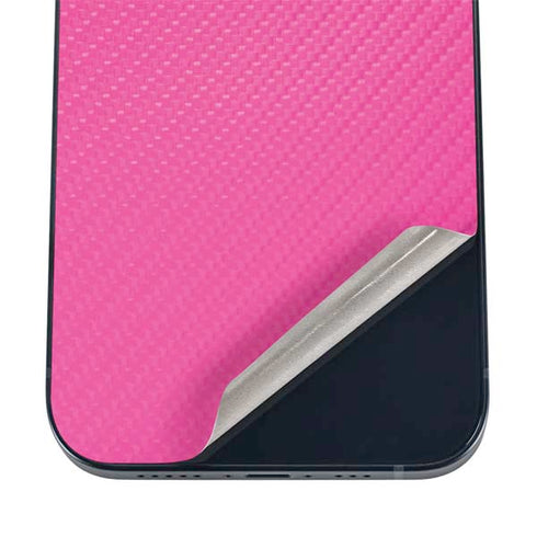Pink Carbon Fiber Specialty Texture Material iPhone 17 Skin