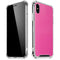 Pink Carbon Fiber Specialty Texture Material iPhone X/XS Clear Case