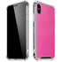 Pink Carbon Fiber Specialty Texture Material iPhone X/XS Clear Case