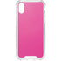 Pink Carbon Fiber Specialty Texture Material iPhone XS Clear Case