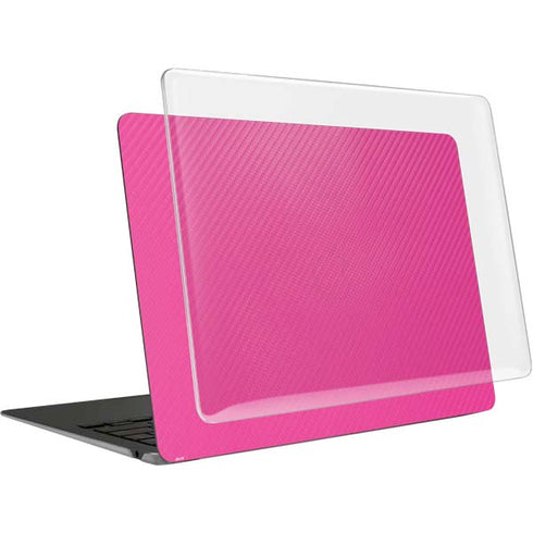 Pink Carbon Fiber Specialty Texture Material MacBook Air 15in (2023-2025) Case plus Skin