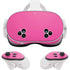 Pink Carbon Fiber Specialty Texture Material Meta Quest 3S Skin