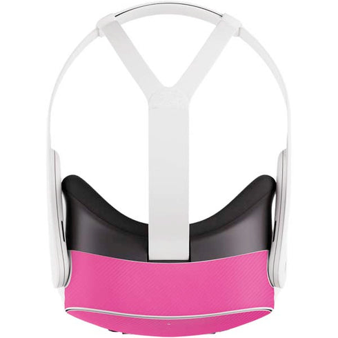 Pink Carbon Fiber Specialty Texture Material Meta Quest 3S Skin