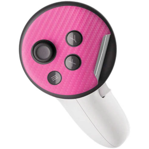 Pink Carbon Fiber Specialty Texture Material Meta Quest 3S Skin