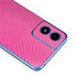 Pink Carbon Fiber Specialty Texture Material Moto G Play 4G (2024) Skin