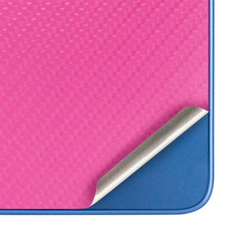 Pink Carbon Fiber Specialty Texture Material Moto G Play 4G (2024) Skin