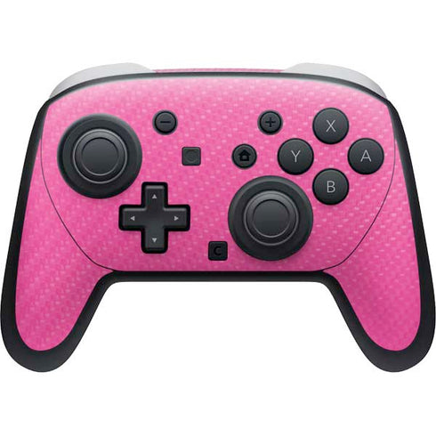 Pink Carbon Fiber Specialty Texture Material Nintendo Skins