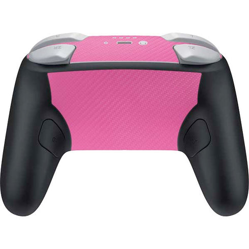 Pink Carbon Fiber Specialty Texture Material Nintendo Switch 2 (2025) Pro Controller Skin