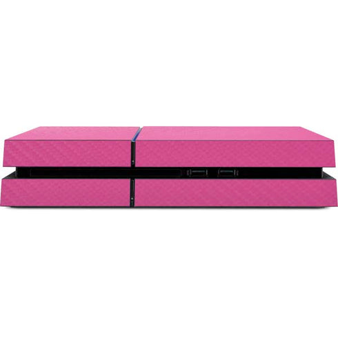 Pink Carbon Fiber Specialty Material PS4 Console Skin