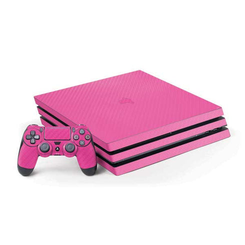 Pink Carbon Fiber Specialty Texture Material PlayStation PS4 Skins