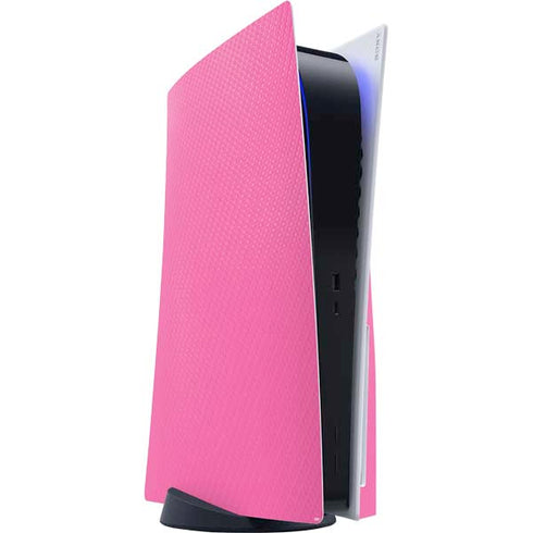 Pink Carbon Fiber Specialty Texture Material PlayStation PS5 Skins