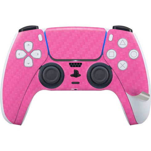Pink Carbon Fiber Specialty Texture Material PS5 Pro Bundle Skin