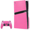 Pink Carbon Fiber Specialty Texture Material PS5 Pro Disk Bundle Skin