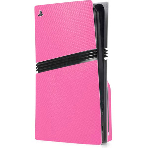 Pink Carbon Fiber Specialty Texture Material PlayStation PS5 Skins