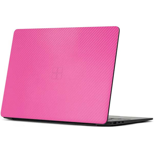 Pink Carbon Fiber Specialty Texture Material Surface Laptop 7 13.8in Skin