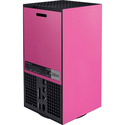 Pink Carbon Fiber Specialty Texture Material XBox Series X Digital Edition Bundle Skin