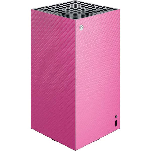 Pink Carbon Fiber Specialty Texture Material Xbox Series X Skins