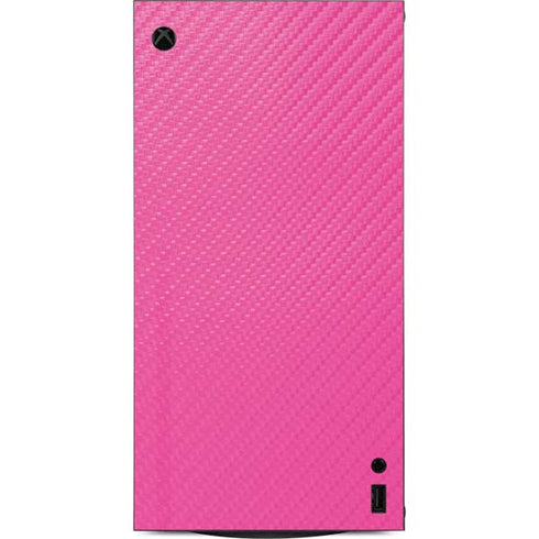 Pink Carbon Fiber Specialty Texture Material XBox Series X Digital Edition Console Skin