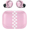 Pink Checkerboard Amazon Echo Buds Skin