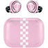 Pink Checkerboard Amazon Echo Buds Skin