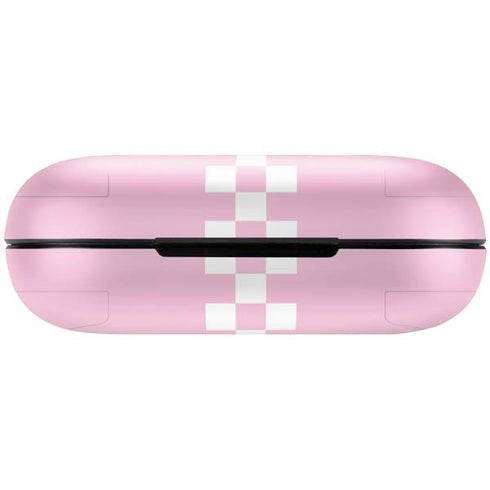 Pink Checkerboard Amazon Echo Buds Skin