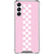 Pink Checkerboard Gabb Phone 4 Clear Case
