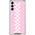 Pink Checkerboard Gabb Phone 4 Clear Case