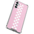Pink Checkerboard Gabb Phone 4 Clear Case