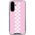 Pink Checkerboard Galaxy A36 5G Clear Case