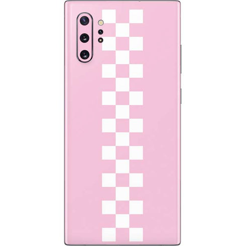 Pink Checkerboard Galaxy Note 10 Plus Skin